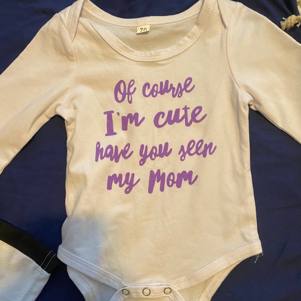 Long sleeve baby onesie